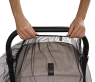 DOOKY tinklelis nuo vabzdžių sportiniam vežimėliui, Black, 5726501