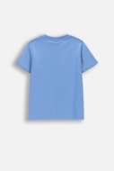 COCCODRILLO marškinėliai trumpomis rankovėmis, mėlyni, WC6143206VBB-014-122, 122 dydis