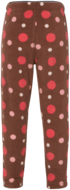DIDRIKSONS flisinės kelnės MONTE, rudos/rožinės, 110 cm, 504465-493