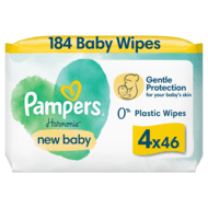 PAMPERS Drėgnos servetėlės Harmonie New Baby, 4x46, 184 vnt., 81783718