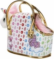 CUTEKINS pliušinis žaislas Vienaragis su nešiojimo krepšiu, 51087