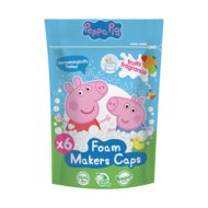 PEPPA PIG vonios putų kapsulės FOAM MAKERS, 6 vnt., 150191