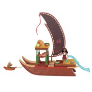 DISNEY MOANA mažųjų lėlių rinkinys Transforming Boat, JBT54