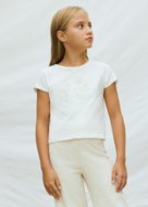 MAYORAL marškinėliai trumpomis rankovėmis, natural, 6.002-91, 157  cm