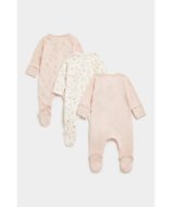 MOTHERCARE šliaužtinukas ilgomis rankovėmis 3 vnt., FB300