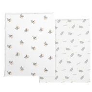 CHICCO paklodės su guma lopšiukui NEXT2ME, 50x83 cm., 2 vnt., Greenery