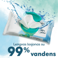 PAMPERS šlapios servetėlės, Harmonie Aqua Wipes, 48 vnt, 81770633