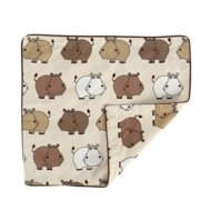 MARKLAND dviejų dalių patalynės užvalkalų komplektas PURE MUSLIN, 70-100 cm., Hippo, 17-61HPO