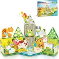 PICASSO TILES Magnetinis konstruktorius su 8 figūrėlėmis Farm 26 det., PTQ27