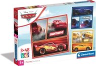 CLEMENTONI CARS dėlionė, 3x48 det., 25305