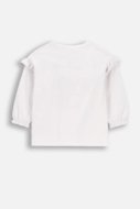 COCCODRILLO marškinėliai ilgomis rankovėmis, balti, WC6143102GGK-001-092, 92 dydis