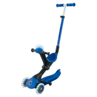 GLOBBER paspirtukas Go Up Deluxe Flash Lights, tamsiai mėlynas, 748-600