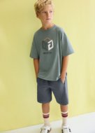 MAYORAL marškinėliai trumpomis rankovėmis ir šortai, bayleaf, 6.690-43, 140 cm