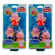 TOMY vonios žaislas Peppa Family Squirters, 3vnt., asort.,  E73105C/E73159/E73158