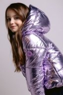 COCCODRILLO striukė OUTERWEAR GIRL KIDS, violetinė, cm