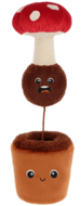 KEEL TOYS pliušinis gėlių vazonėlis Surprise Mushroom, 25 cm, 