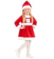 WIDMANN kostiumas Miss Santa, dydis (110 cm / 3-4 metai), 14926