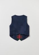 OVS BOY3-10Y VEST 2M 5-6 GREEN CHECK 001913375