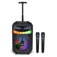 BONTEMPI belaidis garsiakalbis su 2 mikrofonais ir RGB šviesomis, 49 1070