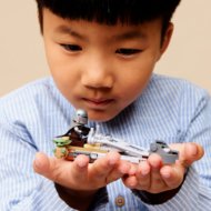 75436 LEGO® Star Wars™ Mandaloriečio ir Grogu greitaeigis motociklas