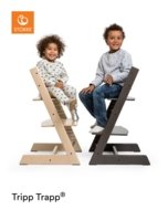 STOKKE maitinimo kėdutė TRIPP TRAPP, hazy grey, 100126