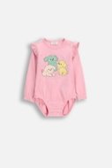 COCCODRILLO smėlinukas HAPPY PUPPY GIRL NEWBORN, rožinis, ZC5112102HGN-033-074, 74 cm