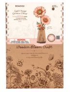 ROWOOD medinis konstruktorius Šviesiai Oranžinė Gerbera, TW111