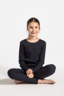 COCCODRILLO marškinėliai EVERYDAY GIRL A, juodi, ZC4143112VGA-021-164, 164 cm