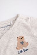 COCCODRILLO smėlinukas FOREST FRIENDS BOY NEWBORN, pilkas, ZC5112603FBN-019-074, 74 cm