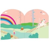 FLOSS AND ROCK Rinkinys su daugkartiniais lipdukais, Vaivorykštės fėja, 48P6036