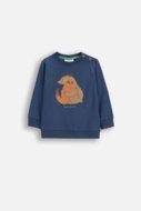 COCCODRILLO marškinėliai FOREST FRIENDS BOY NEWBORN, mėlyni, ZC5143103FBN-015-080, 80 cm