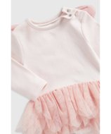 MOTHERCARE suknėlė ilgomis rankovėmis ir galvos juosta, IF546 80