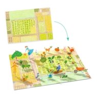 DJECO kūrybinis rinkinys Lift-up Stickers - Farm, DJ00045