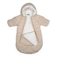 HUPPA miegmaišis-kombinezonas ZUMI, smėlio spalvos, 32640030-70161, 68 cm