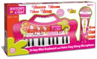 BONTEMPI karaoke rinkinys, mikrofonas su mini pianinu, 602172