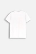 COCCODRILLO marškinėliai EVERYDAY BOY A, balti, ZC4143211VBA-001-152, 152 cm