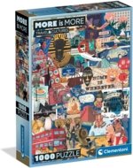 CLEMENTONI dėlionė More Is More - Travel&Cultures, 1000 det., 37072