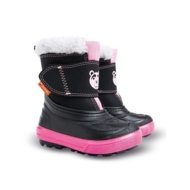 DEMAR žieminiai sniego batai BEAR, juodi/rožiniai, 1507, 22-23