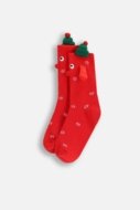 COCCODRILLO kojinės, raudonos, ZC5382207MER-009-030, 30-33 cm