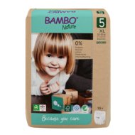 BAMBO sauskelnės-kelnaitės NATURE popierinėje pakuotėje, 5 dydis, 12-18 kg, 19 vnt., BAMB0166