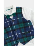 MOTHERCARE marškiniai ilgomis rankovėmis, liemenė ir peteliškė, FC684