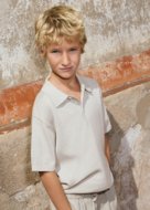 MAYORAL polo marškinėliai trumpomis rankovėmis, stone, 6.162-47, 152  cm