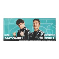 HOT WHEELS 1:64 Premium F1 Mercedes-Benz George Russell ir Kimi Antonelli dviejų bolidų rinkinys, JMM93