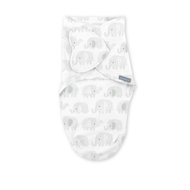 INGENUITY vystyklas SWADDLEME Scribble Elephant, 0 - 3 mėn., WHITE/GREY, 17261