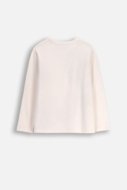 COCCODRILLO marškinėliai FABOLOUS GIRL JUNIOR, kreminiai, ZC5143105FGJ-003-128, 128 cm