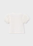 MAYORAL marškinėliai trumpomis rankovėmis, natural, 3.001-49, cm