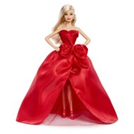 BARBIE HOLIDAY kolekcinė lėlė raudona suknele, JJX65