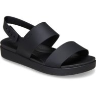 CROCS basutės BROOKLYN BACKSTRAP LOW, juodos, 212399-001, 39,5 dydis