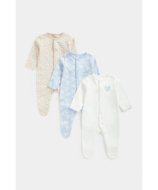 MOTHERCARE šliaužtinukas ilgomis rankovėmis, FC102 3vnt., 