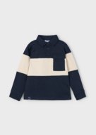 MAYORAL polo marškinėliai ilgomis rankovėmis, navy, 4.121-19, 10 cm